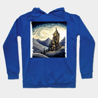 Starry Night Above The Shrieking Shack Hoodie